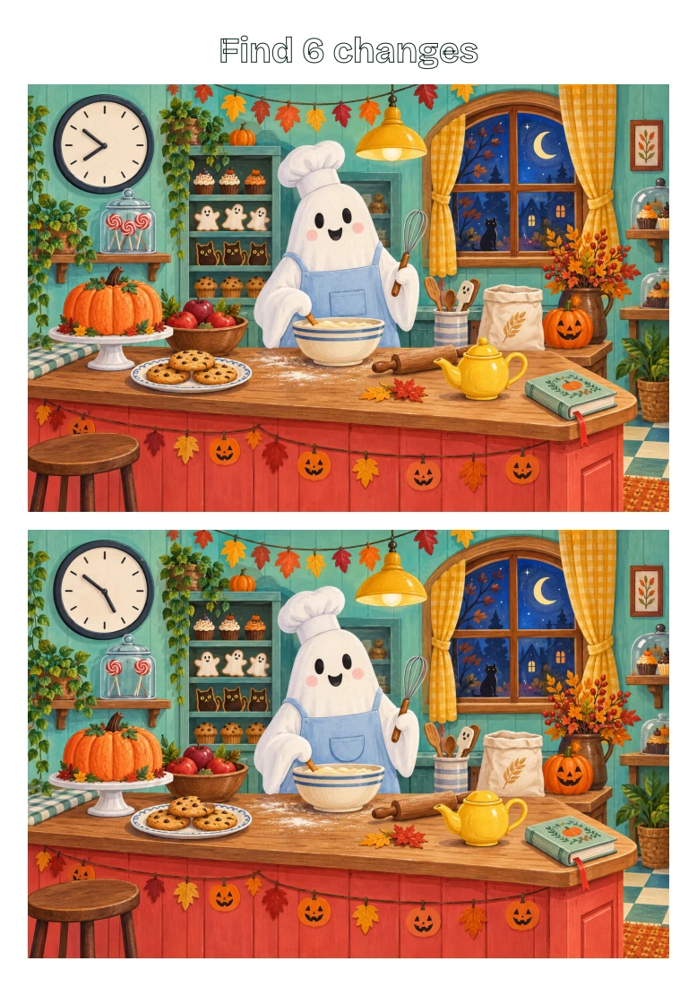 Bakery: spot 6 changes printable page