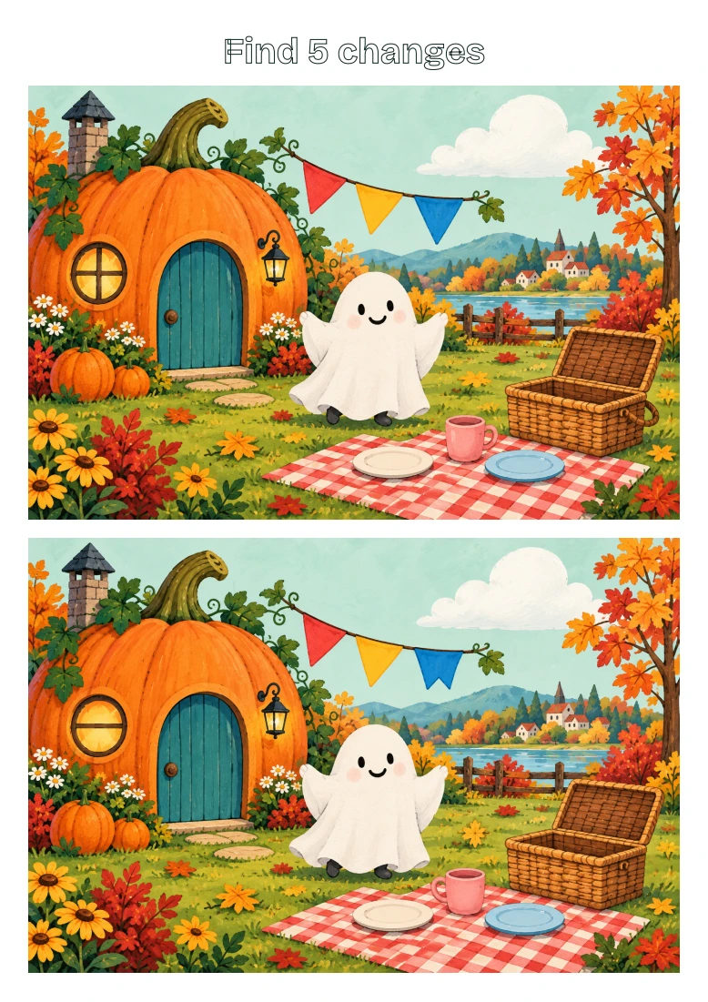 Picnic: spot 5 changes: Find 5 changes